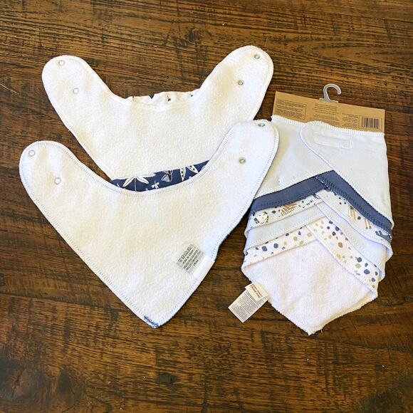 Chickpea NWT Unisex Baby Bandana Bibs 5 pack 0-12mo/2 Baby Daulia Bibs - Picture 2 of 7